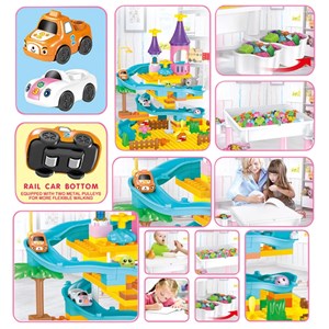 میز و صندلی لگو بازی همراه با 84 قطعه لگو ( میز چند کاره همراه با صندلی ) مدل Block Tables lxA907_اسباب بازی