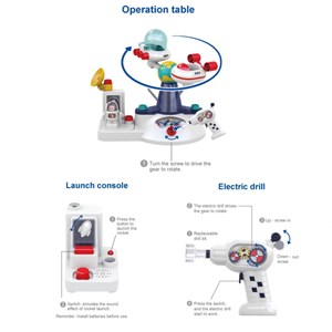 لگو کریتور پایگاه فضایی هولی تویز HOLA TOYS_اسباب بازی