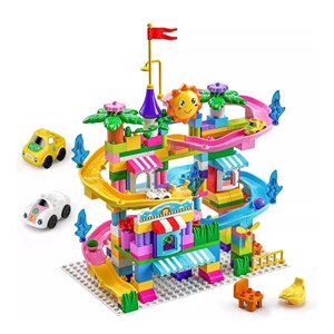 لگو دوپلو سرسره ماشین 188 قطعه مدل LXA924_اسباب بازی