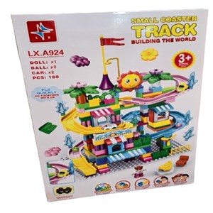 لگو دوپلو سرسره ماشین 188 قطعه مدل LXA924_اسباب بازی