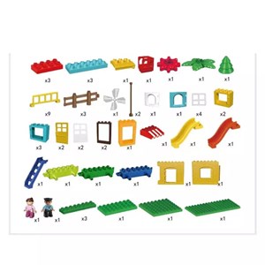 لگو دوپلو آسیاب بادی 272 قطعه مدل LXA920_اسباب بازی