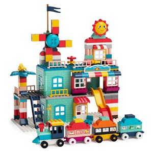 لگو دوپلو شهربازی همراه با قطار 307 قطعه مدل LXA921_اسباب بازی