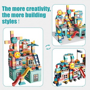 لگو دوپلو شهربازی همراه با قطار 307 قطعه مدل LXA921_اسباب بازی