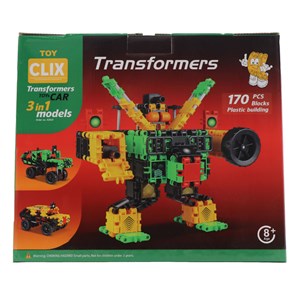 اسباب بازی ساختنی 170 قطعه سه در یک کلیکس توی CLIX TOY_اسباب بازی