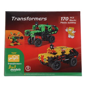 اسباب بازی ساختنی 170 قطعه سه در یک کلیکس توی CLIX TOY_اسباب بازی