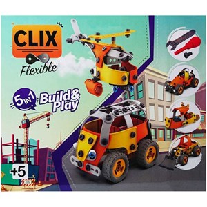 اسباب بازی ساختنی 148 قطعه پنج در یک کلیکس توی CLIX TOY_اسباب بازی