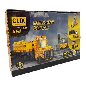 اسباب بازی ساختنی 97 قطعه پنج در یک کلیکس توی CLIX TOY_اسباب بازی
