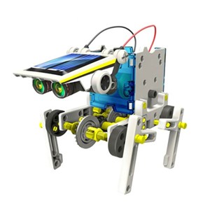 اسباب بازی ساختنی ربات خورشیدی در 13 مدل مختلف ربات SOLAR ROBAT 13 IN 1 KIT_اسباب بازی