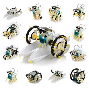 اسباب بازی ساختنی ربات خورشیدی در 13 مدل مختلف ربات SOLAR ROBAT 13 IN 1 KIT_اسباب بازی
