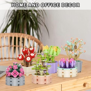 لگو کریتور پک 6 تایی گل های ساکولنت 517 قطعه مدل 525 Lego Plant_اسباب بازی