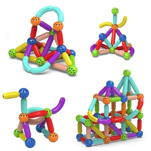 اسباب بازی مگنت مغناطیسی 64 قطعه PLAY MAGNET_اسباب بازی