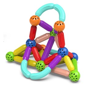 اسباب بازی مگنت مغناطیسی 64 قطعه PLAY MAGNET_اسباب بازی