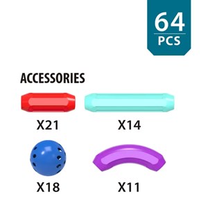 اسباب بازی مگنت مغناطیسی 64 قطعه PLAY MAGNET_اسباب بازی