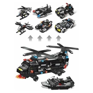 لگو تکنیک هلیکوپتر نظامی 766 قطعه 6 در 1 مدل SWAT 6749_اسباب بازی