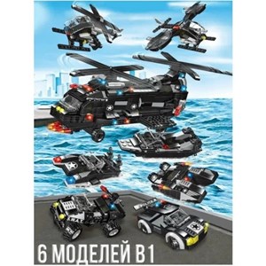 لگو تکنیک هلیکوپتر نظامی 766 قطعه 6 در 1 مدل SWAT 6749_اسباب بازی