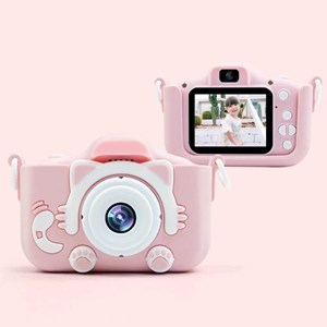 دوربین عکاسی و فیلمبرداری دیجیتال کودک ۱2 مگاپیکسل صورتی مدل AX6065 Kids Camera Digital_اسباب بازی