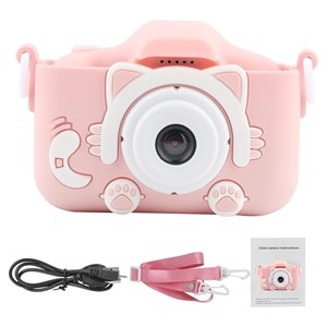 دوربین عکاسی و فیلمبرداری دیجیتال کودک ۱2 مگاپیکسل صورتی مدل AX6065 Kids Camera Digital_اسباب بازی
