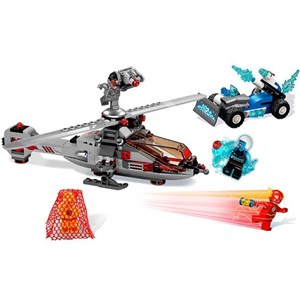 لگو دی سی هلیکوپتر فلش و ماشین قاتل یخ‌ زده سوپر هیرو 303 قطعه سری مدل Supreme Hero 10844_اسباب بازی