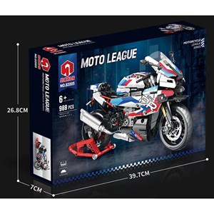 لگو تکنیک موتور سیکلت 988 قطعه مدل Motorcycle Bikes Bricks Toys 82005_اسباب بازی