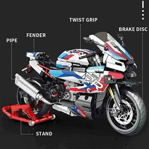 لگو تکنیک موتور سیکلت 988 قطعه مدل Motorcycle Bikes Bricks Toys 82005_اسباب بازی