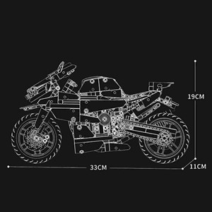 لگو تکنیک موتور سیکلت 988 قطعه مدل Motorcycle Bikes Bricks Toys 82005_اسباب بازی