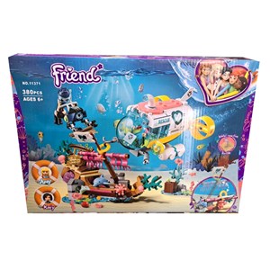 لگو فرندز زیر دریایی 380 قطعه مدل Lego Bela 11371_اسباب بازی