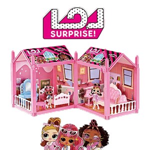 خانه عروسکی ال او ال سورپرایزی 65 قطعه LOL surprise house_اسباب بازی