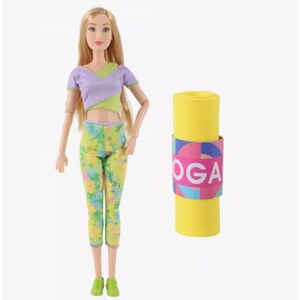عروسک باربی دفا لوسی یوگا کار همراه با مت مدل 8489 Barbie Defa Lucy_اسباب بازی