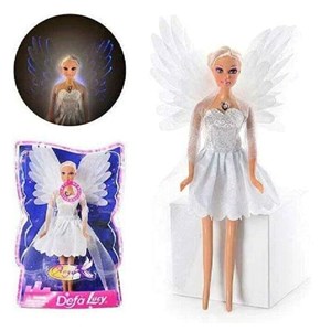 عروسک باربی دفا لوسی فرشته چراغ دار مدل 8219 Barbie Defa Lucy_اسباب بازی