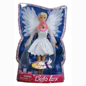 عروسک باربی دفا لوسی فرشته چراغ دار مدل 8219 Barbie Defa Lucy_اسباب بازی