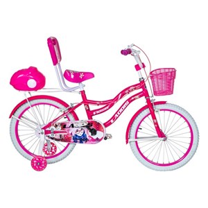 دوچرخه دخترانه لاودیس سایز 20 سرخابی مدل ZR20135 laodis_اسباب بازی