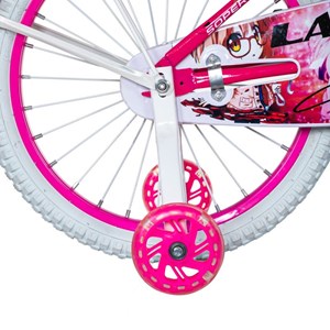 دوچرخه دخترانه لاودیس سایز 20 سرخابی مدل ZR20135 laodis_اسباب بازی