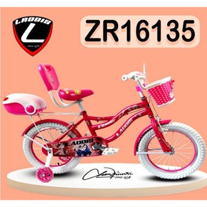 دوچرخه دخترانه لاودیس سایز 16 سرخابی مدل ZR16135 laodis_اسباب بازی