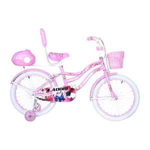 دوچرخه دخترانه لاودیس سایز 12 صورتی مدل ZR12135 laodis_اسباب بازی
