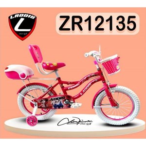 دوچرخه دخترانه لاودیس سایز 12 سرخابی مدل ZR12135 laodis_اسباب بازی