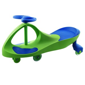 سه چرخه لوپ کار چرخ ژله ای چراغدار سبز آبی LOOPCAR-اسباب بازی