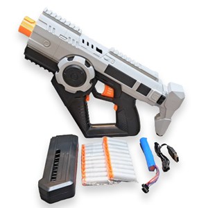 تفنگ اسباب بازی شارژی تیر فومی مدل 21103_اسباب بازی