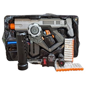 تفنگ اسباب بازی شارژی تیر فومی مدل  21104_اسباب بازی