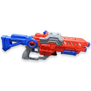 تفنگ اسباب بازی آب پاش شارژی آبی قرمز_اسباب بازی