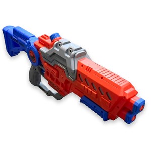 تفنگ اسباب بازی آب پاش شارژی آبی قرمز_اسباب بازی