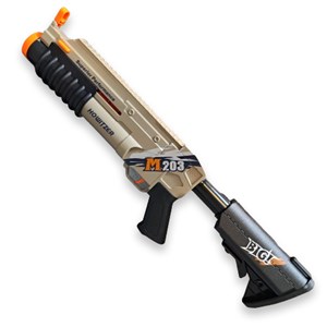 تفنگ اسباب بازی پوکه پران بزرگ مدل M203_اسباب بازی
