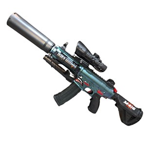 تفنگ اسباب بازی شارژی پوکه پران تیر ژله ای مدل M416_اسباب بازی