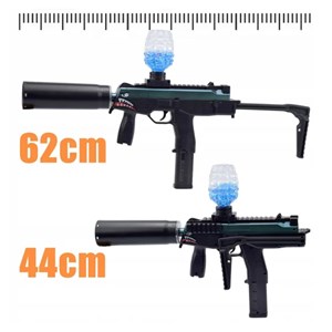 تفنگ اسباب بازی شارژی تیر ژله ای لیزردار مدل MP9_اسباب بازی