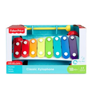 اسباب بازی آموزشی زایلافون Fisher Price (بلز) مدل Mattel - Fisher Price - Classic Xylophone_اسباب بازی