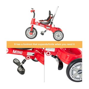 سه چرخه‌ی تاشوی Rastar قرمز مدل Rastar - Fold Tricycle Bike - Red_اسباب بازی