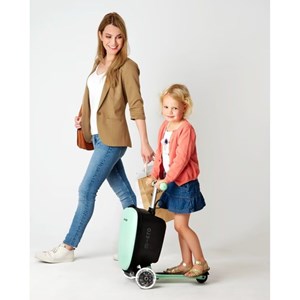 اسکوتر چمدانی جمع شو نعنایی مدل Micro - Luggage - Junior Mint_اسباب بازی