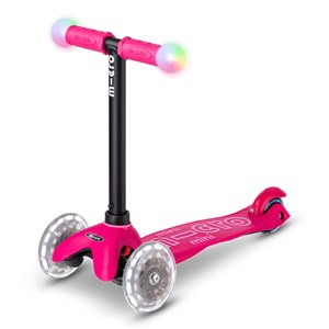 اسکوتر پنج حالته مجیک دلوکس صورتی مدل Micro - Mini2Grow - 5 in 1 - Deluxe Magic LED Pink