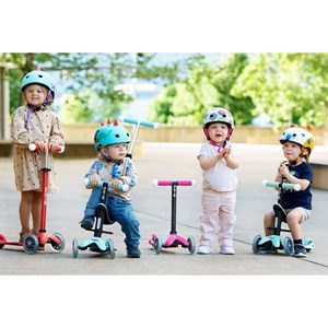 اسکوتر پنج حالته مجیک دلوکس صورتی مدل Micro - Mini2Grow - 5 in 1 - Deluxe Magic LED Pink