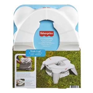توالت فرنگی مسافرتی کودک مدل Mattel - Fisher Price - 2-In-1 Travel Potty