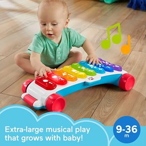 زایلافون بزرگ آموزشی مدل Mattel - Fisher Price - Giant Light Up Xylophone_اسباب بازی